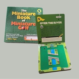 Miniature Book of Miniature Golf   Mike Vago Game Book interactive Mini Golf